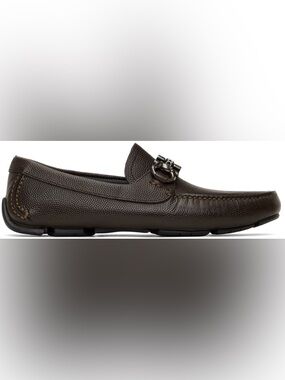 Salvatore Ferragamo Brown Parigi Driver Loafers 6.5 (US 7.5) D (EXTRA NARROW)